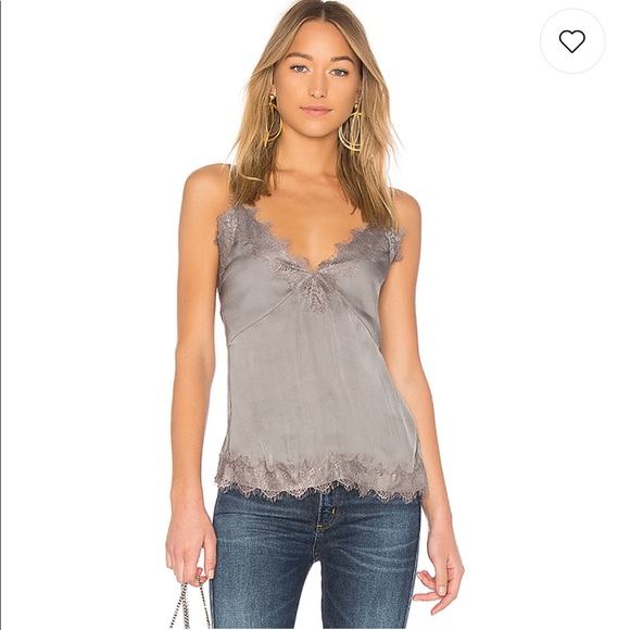 Lovers + Friends Emmy Tank in Charcoal - Picture 4 of 6